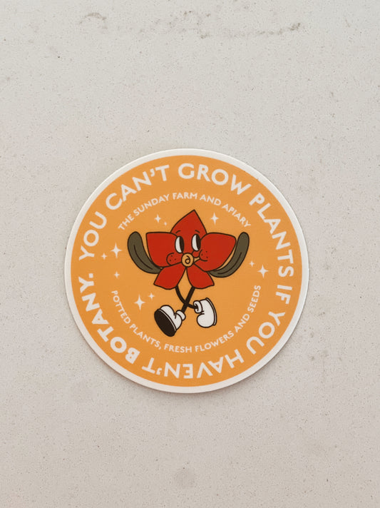 Botany Vinyl Sticker