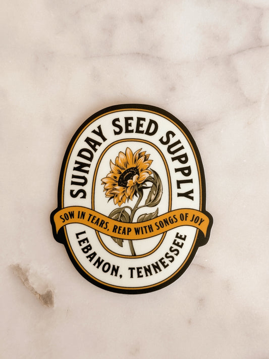 Sunday Seed Supply Vinyl Sticker
