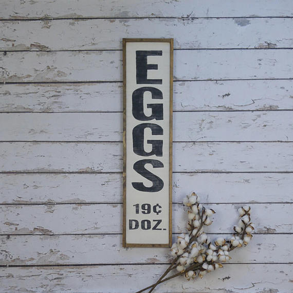 Eggs Sign