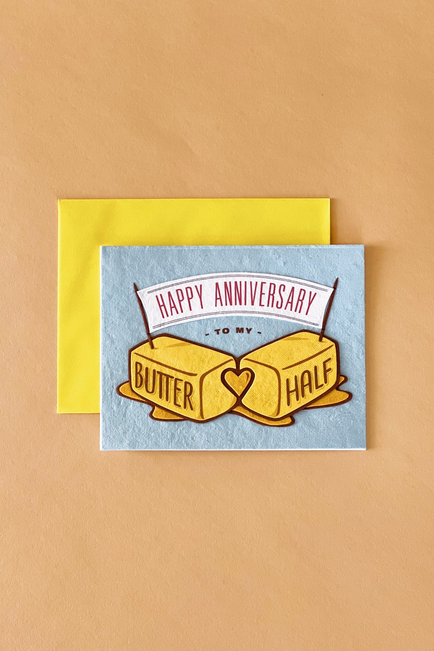 Butter Half Anniversary Card