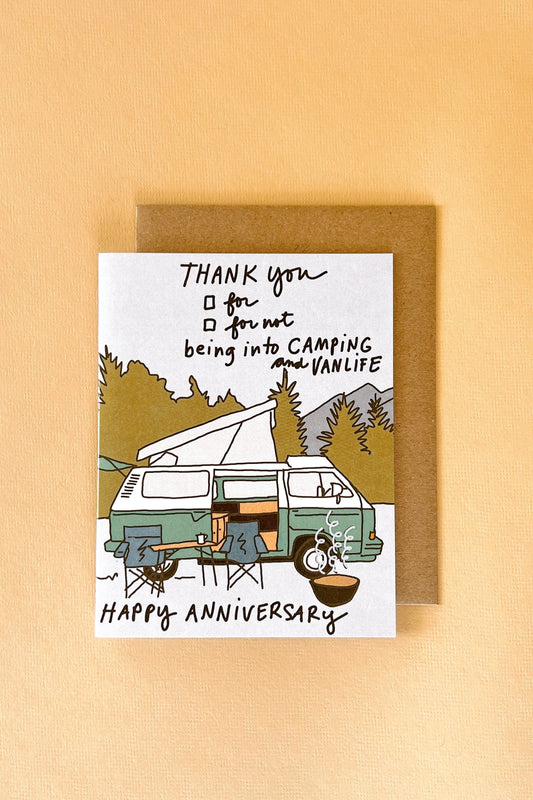 Van Life Anniversary Card