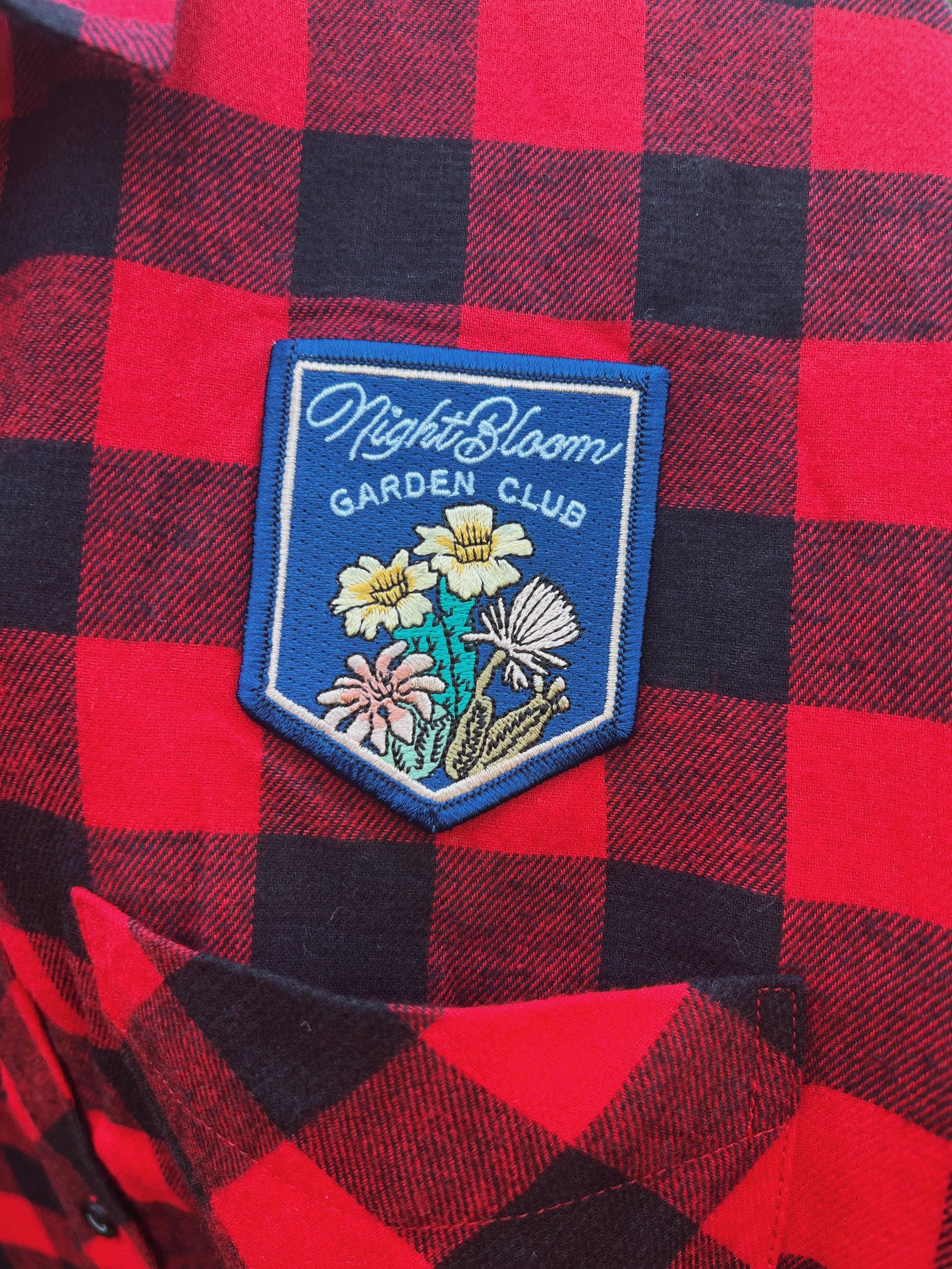 Garden Club Patch Flannel