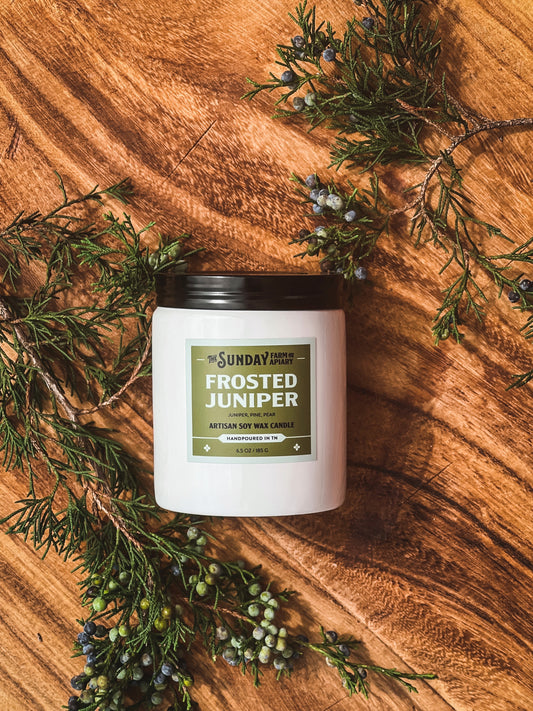 Frosted Juniper Candle