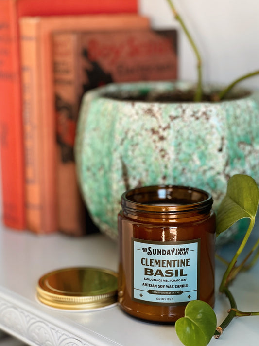 Clementine Basil Candle