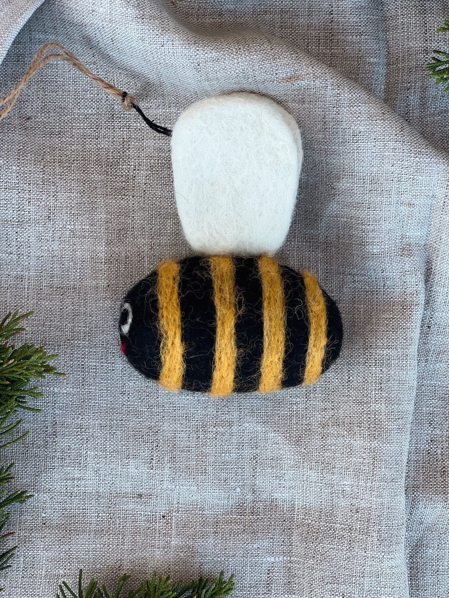 Smiley Bee Ornament