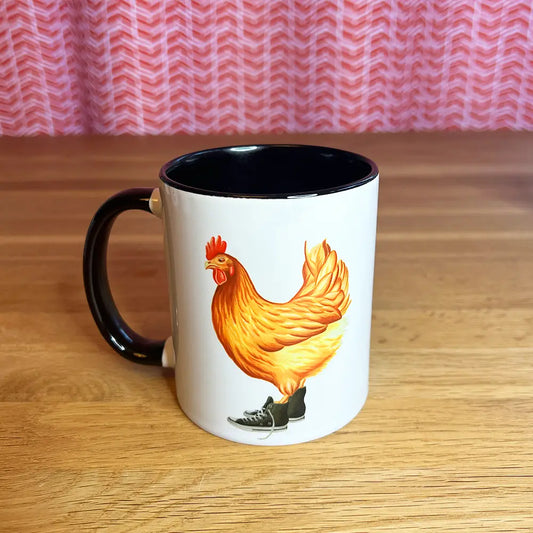 Hen Wearing Converse Mug