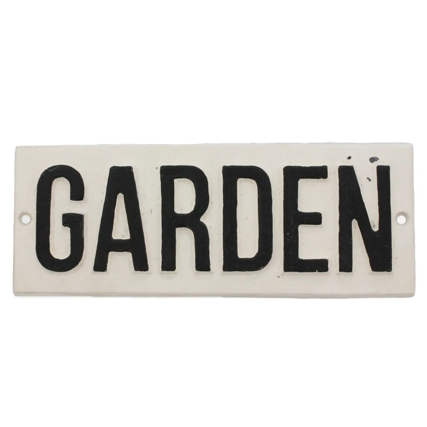 Cast Iron Garden Sign