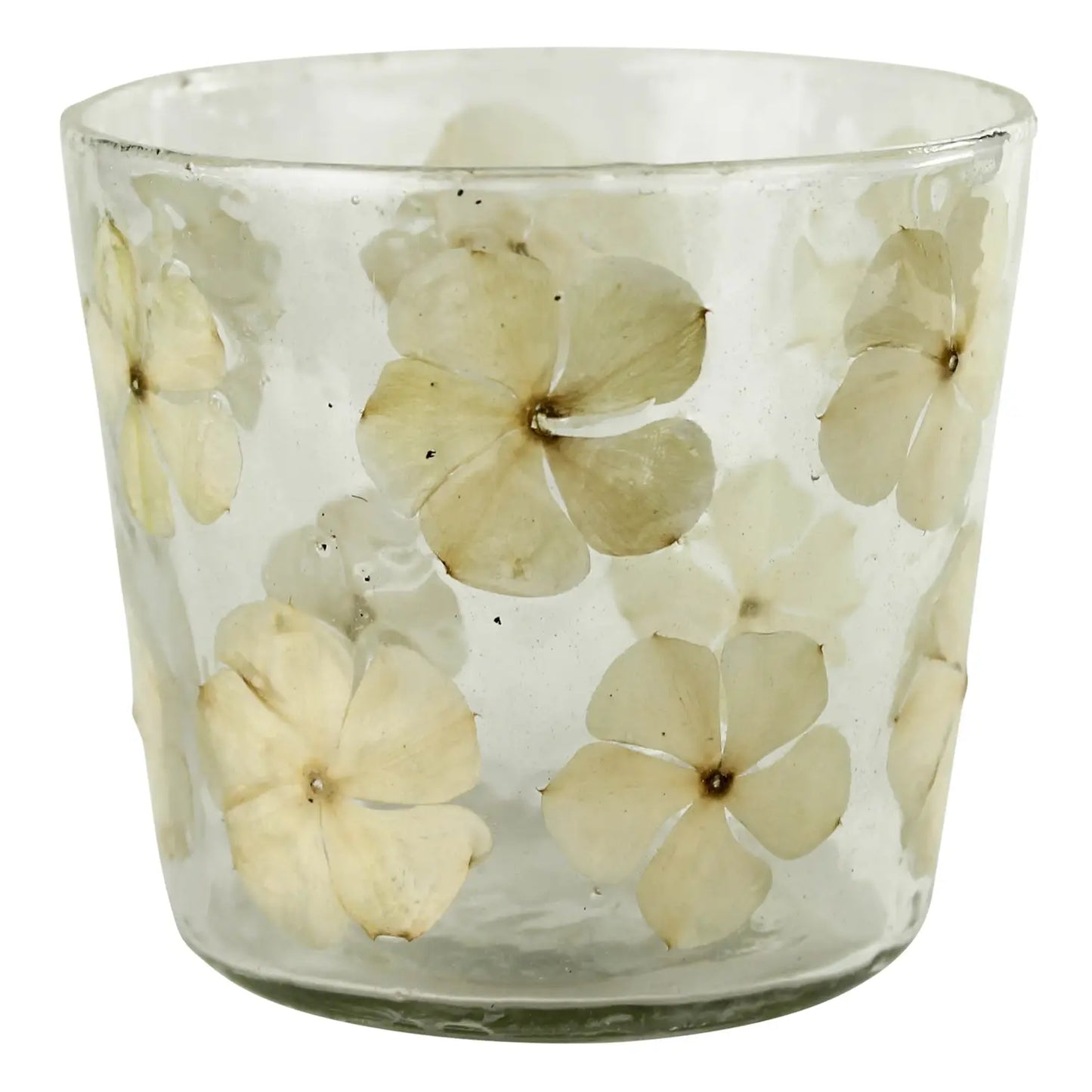 Ivory Vinca Enameled Hurricane Vase