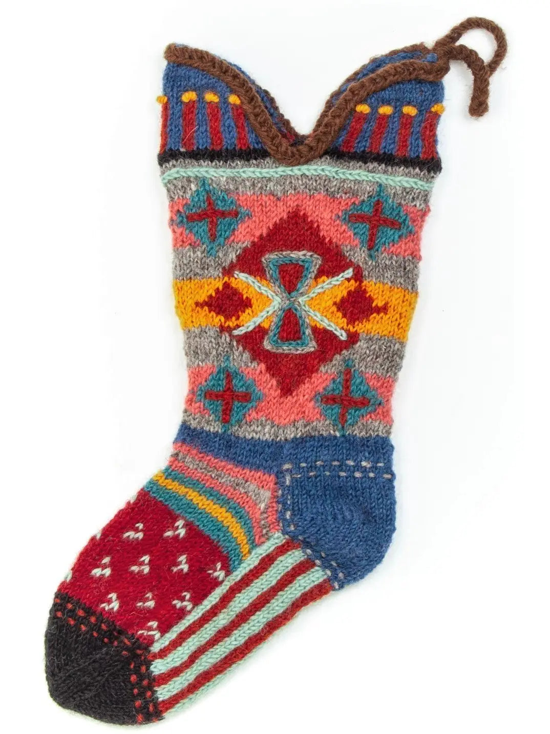 Nordic Knit Wool Stocking