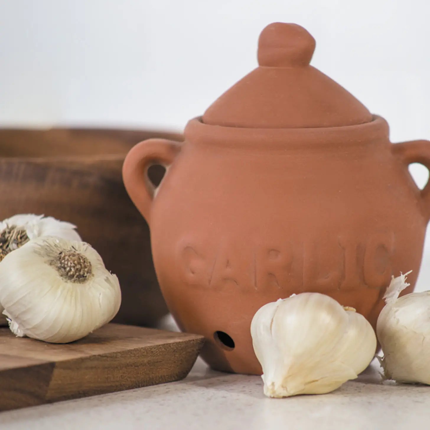 Terracotta Garlic Keeper The Sunday Farm & Apiary