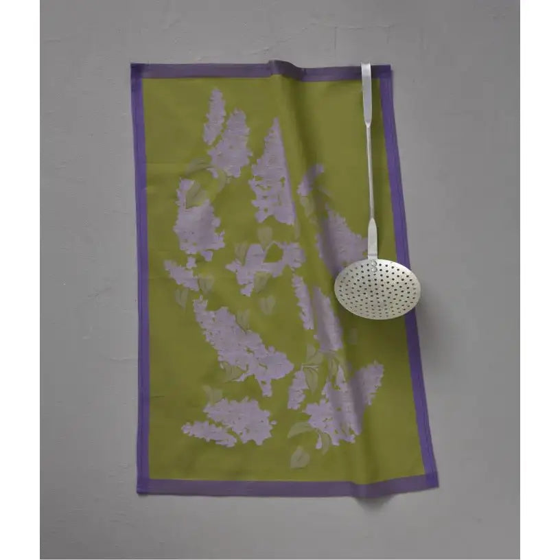 Lilac Jacquard Teatowel