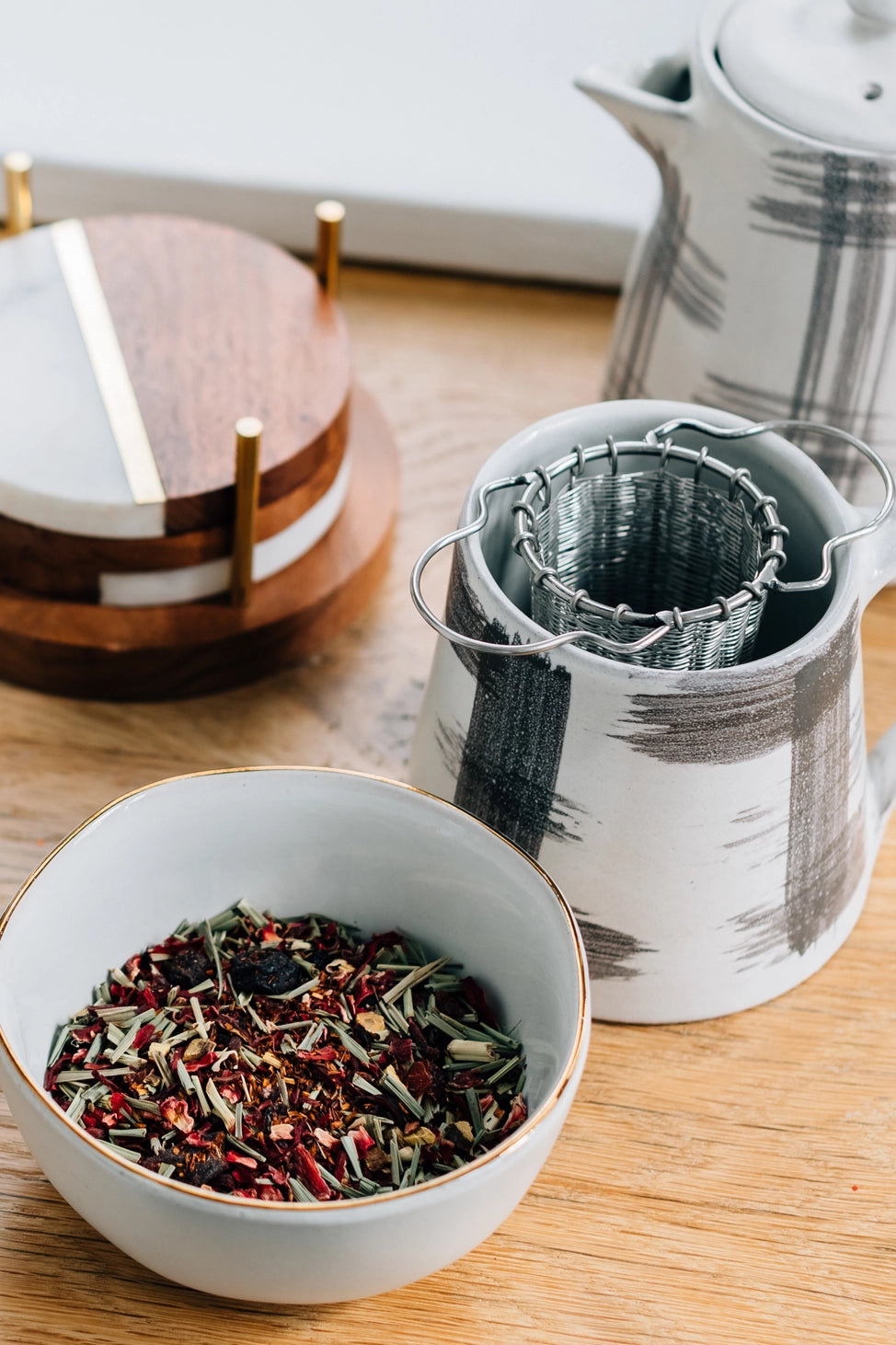 Hand-Woven Tea Strainer